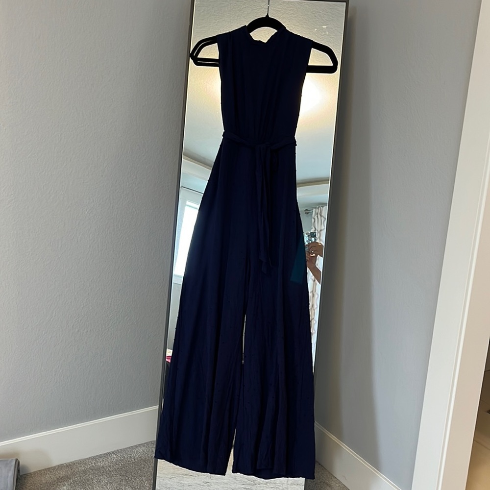 Navy jumpsuit